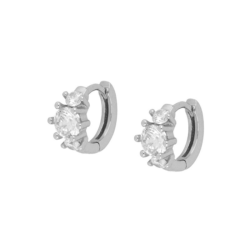 Orecchini a clip in zircone