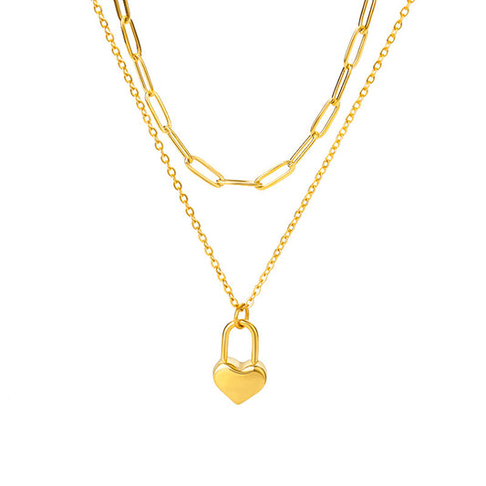 Collana luna stella cuore choker