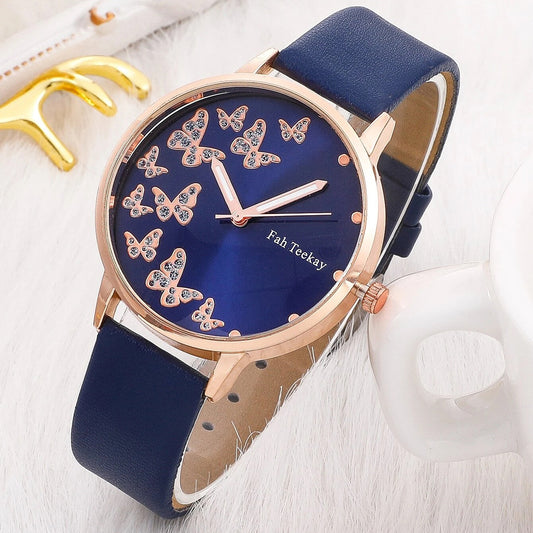 Orologio farfalla diamantato