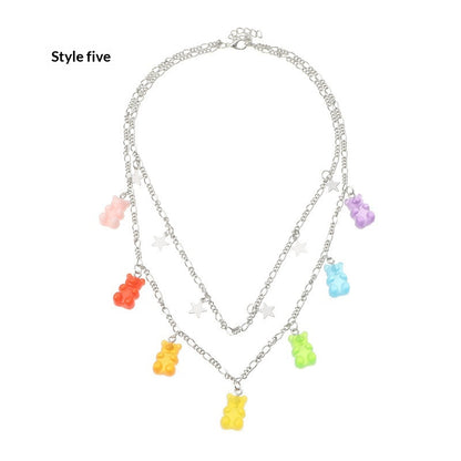 Collana Orso Colorato