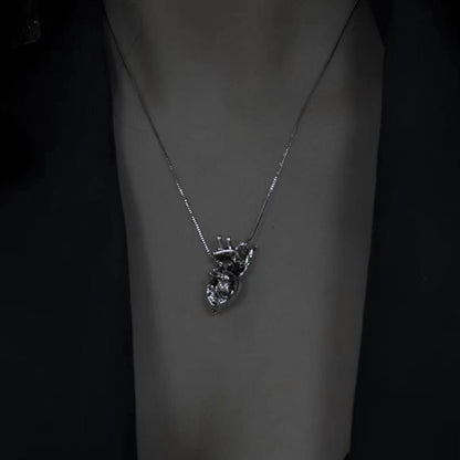 Orecchini cuore stile gotico