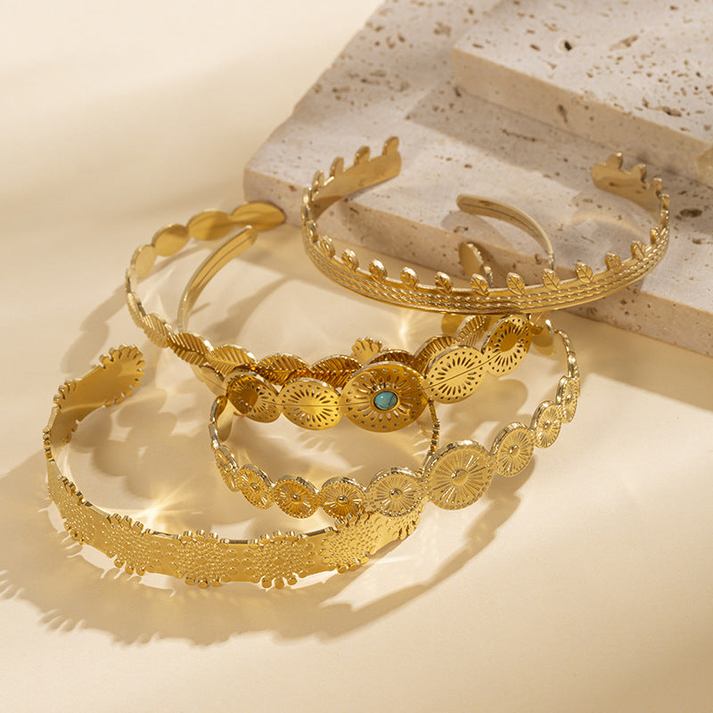 Anello oro e titanio 14K