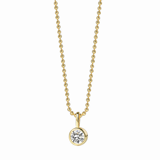 Collana zircone geometrica singolo