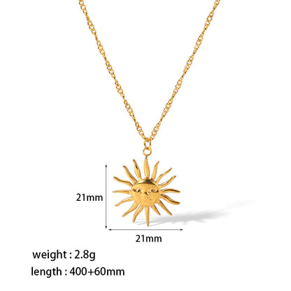 Collana cuore oro placcato