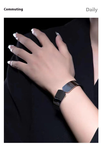 Bracciale titanio minimalista resistente
