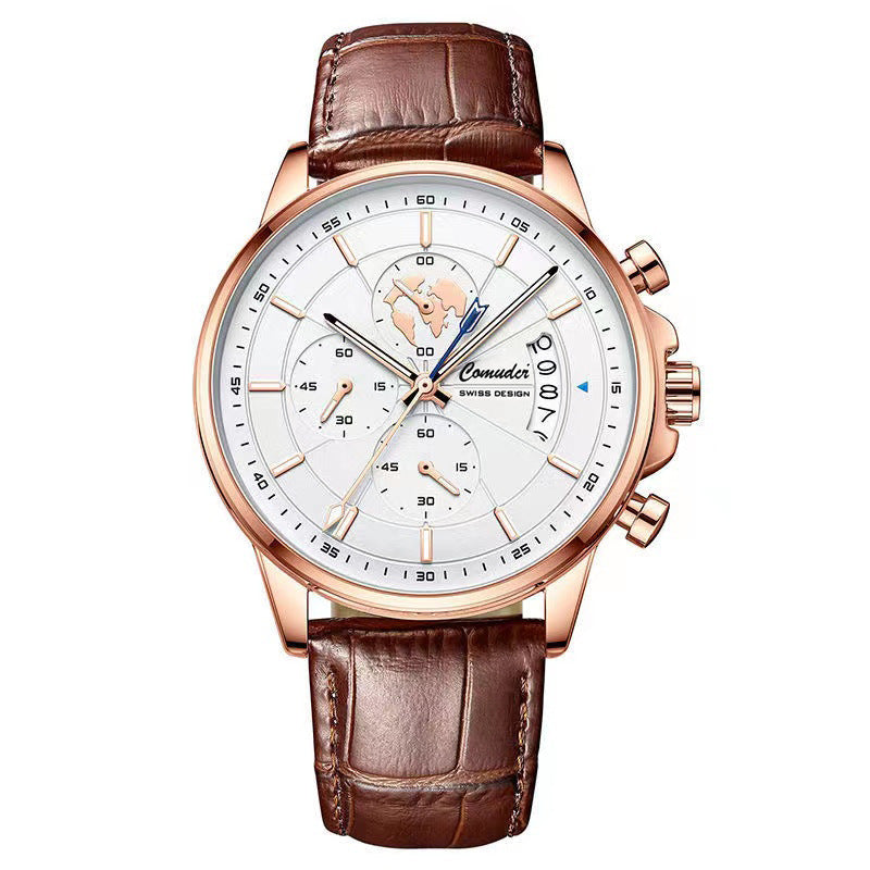 Orologio automatico da uomo impermeabile luminoso calendario