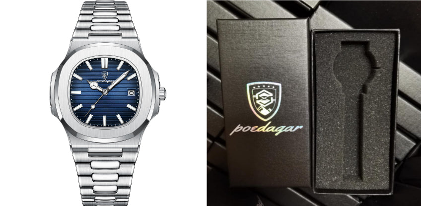 Orologio quarzo sottile impermeabile