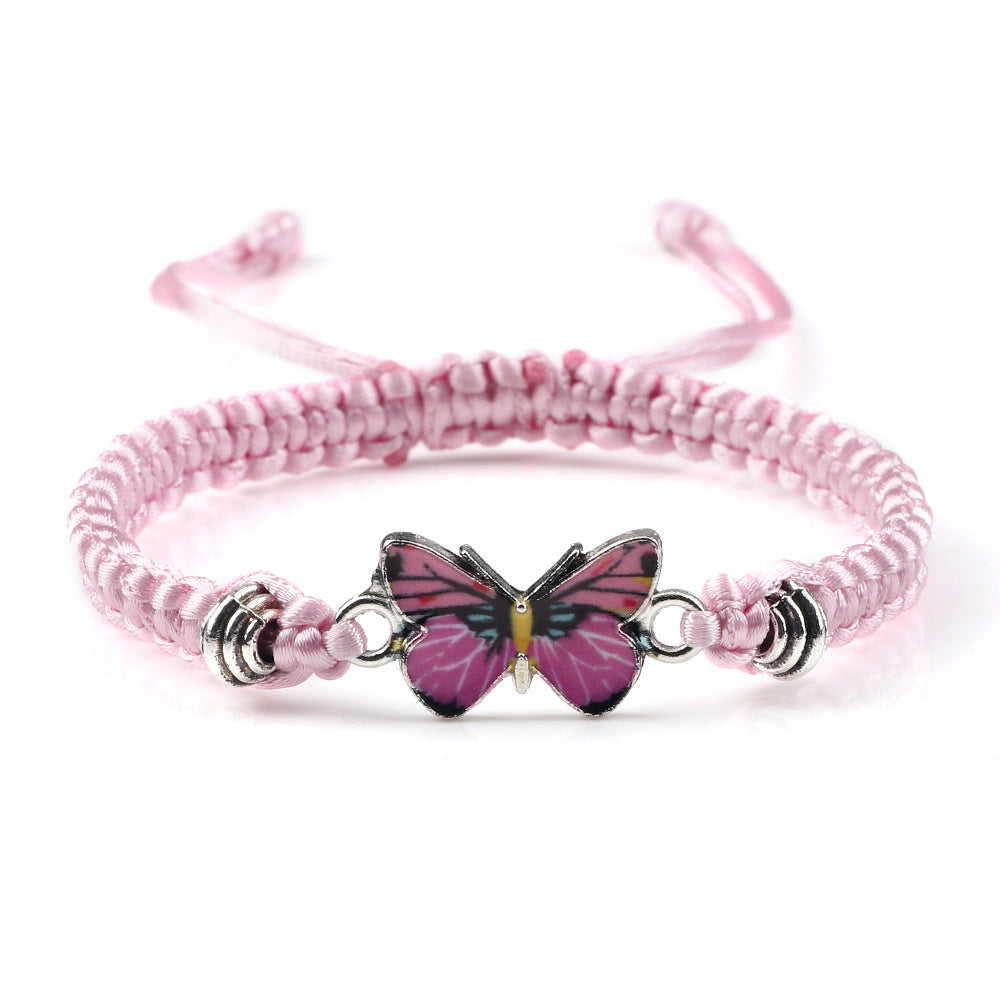 Bracciale Intrecciato Farfalla