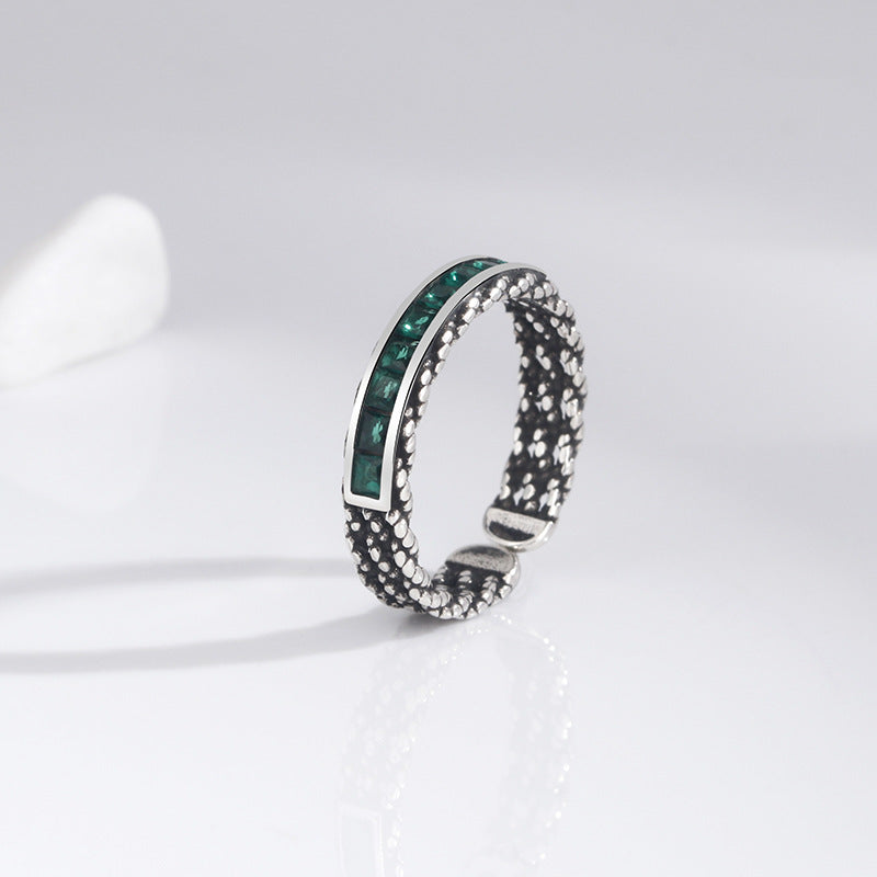 Anello intrecciato vintage da donna