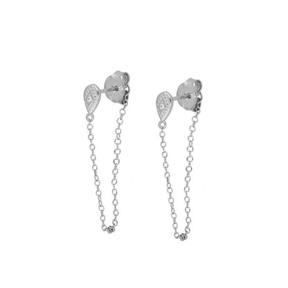 Orecchini a clip in zircone