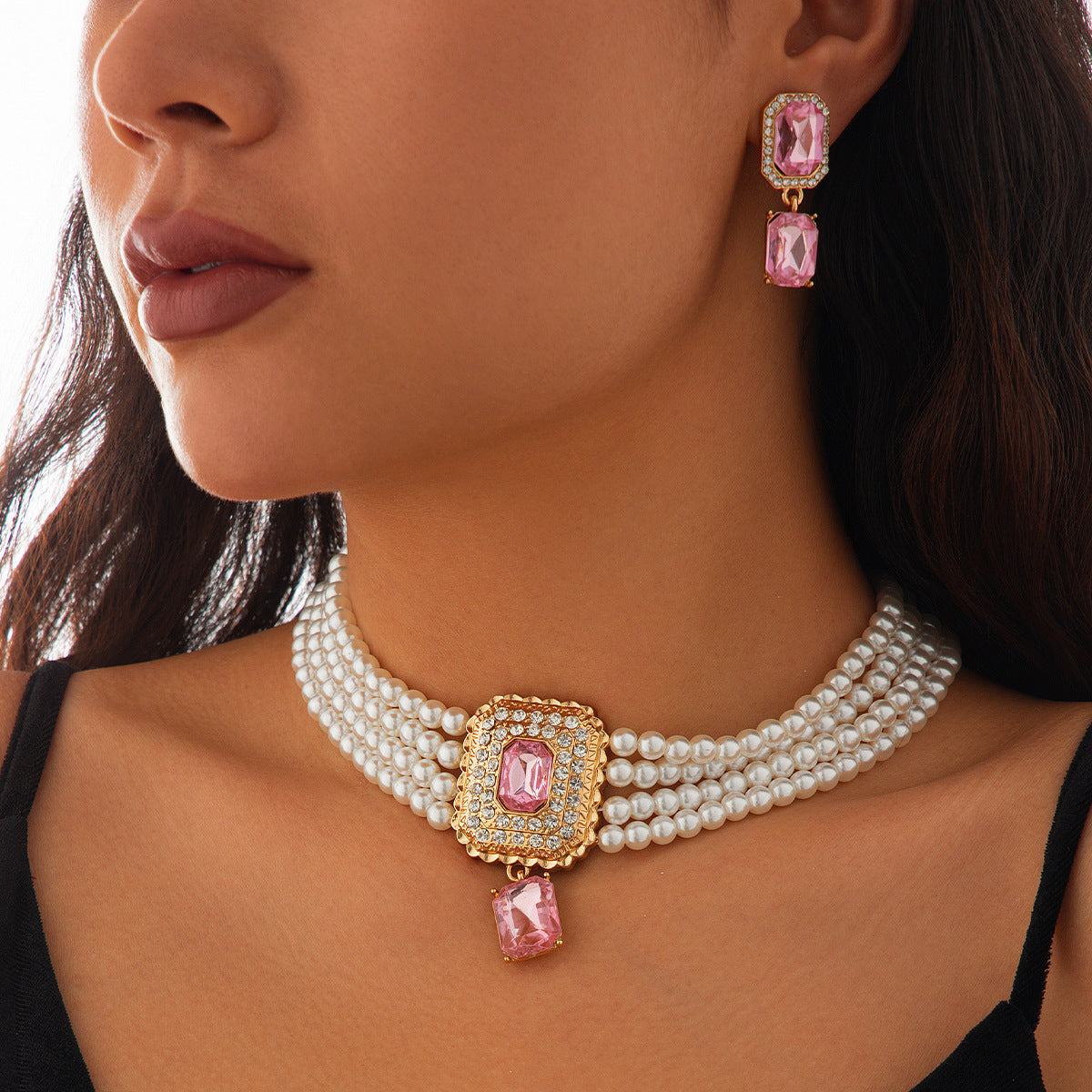 Collana di perle geometrica
