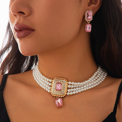 Collana di perle geometrica
