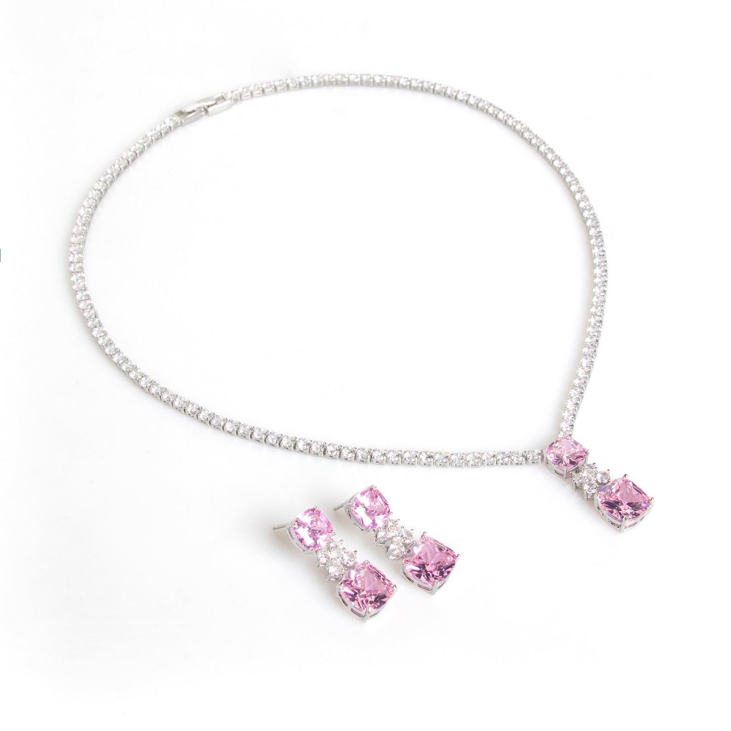 Orecchini quadrato zircone sposa