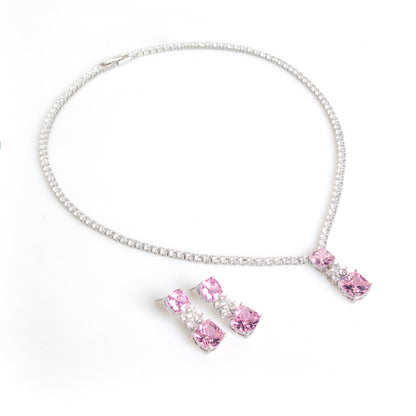 Orecchini quadrato zircone sposa