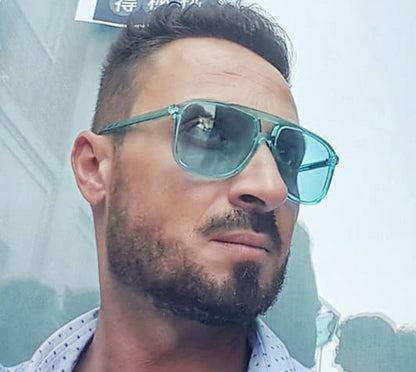 Occhiali da sole doppio ponte da uomo