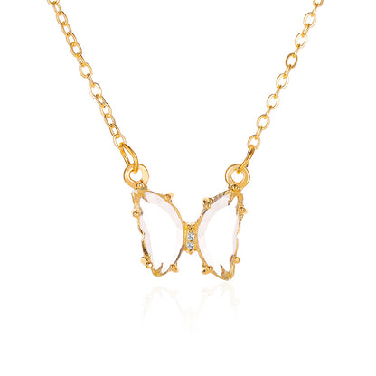 Collana farfalla cristallo da star