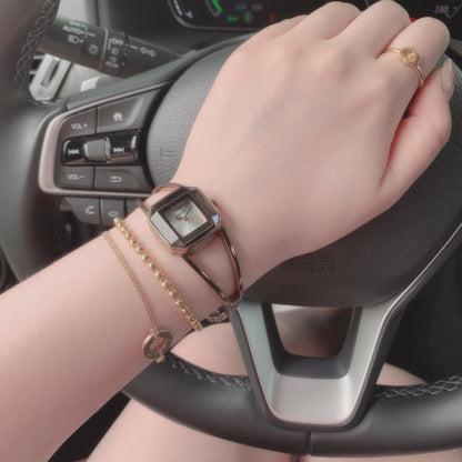Orologio quadrato retro da donna