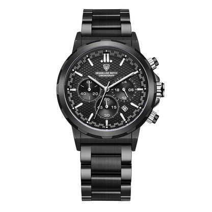 Orologio multifunzione in acciaio