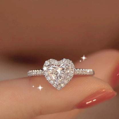 Anello cuore da donna