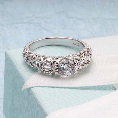 Anello barocco traforato