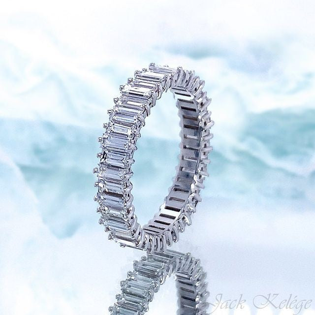 Anello hip hop diamantato in ottone