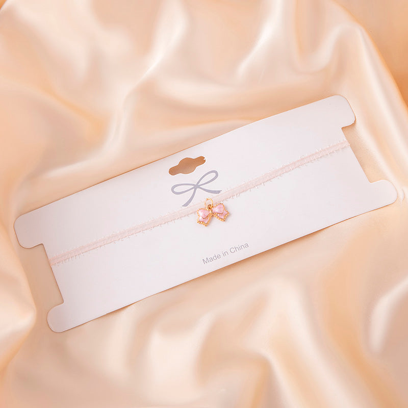 Collana Choker Charm Cuore Perla