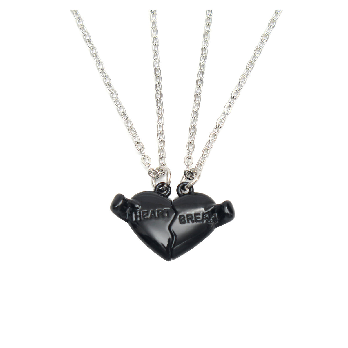 Collana ciondolo cuore magnetico