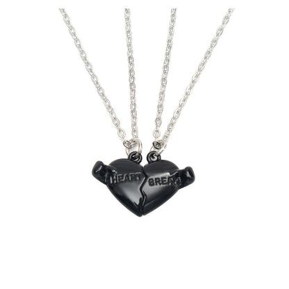Collana ciondolo cuore magnetico