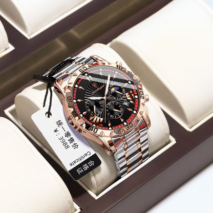 Orologio luminoso multifunzione al quarzo