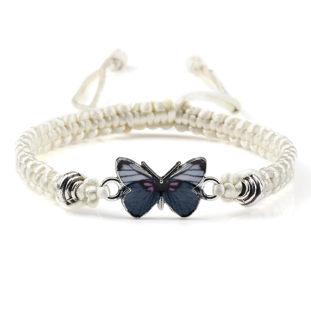 Bracciale Intrecciato Farfalla