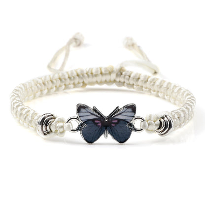 Bracciale Intrecciato Farfalla