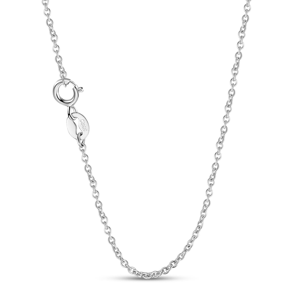 Collana teschio rosa argento