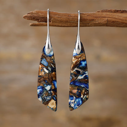 Orecchini boho pietra