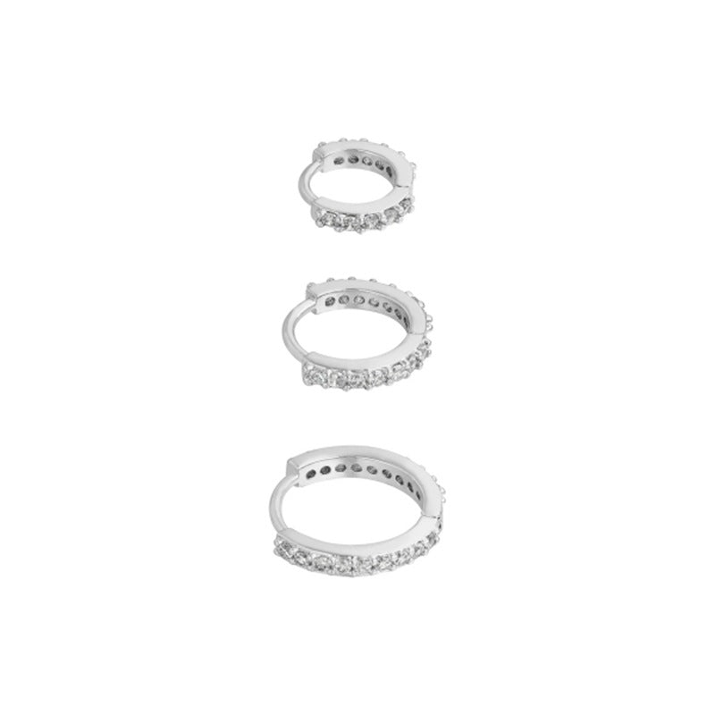 Orecchini diamante impilabili
