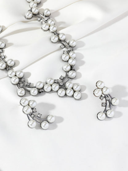 Set perle collana e orecchini
