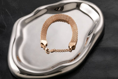 Bracciale maglia piatta