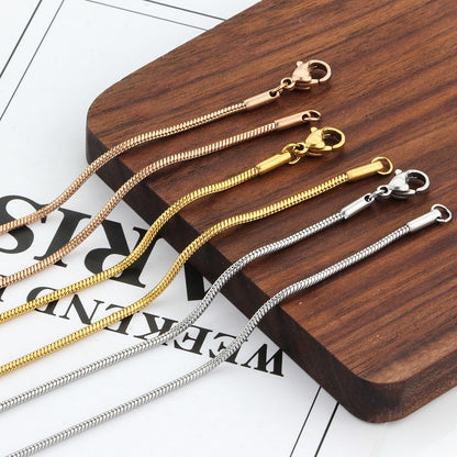 Collana catena serpente da uomo