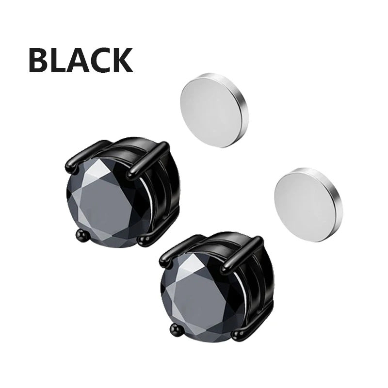 Orecchini clip croce magnetici