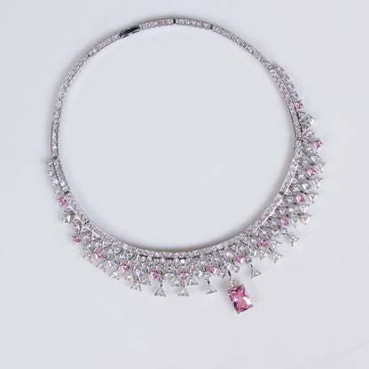 Set collana e orecchini zircone