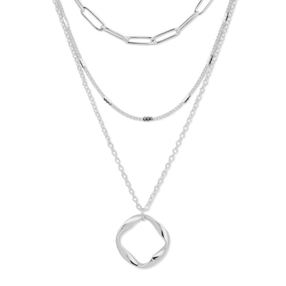 Collana cerchi stratificati