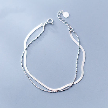 Bracciale doppio strato stile giapponese