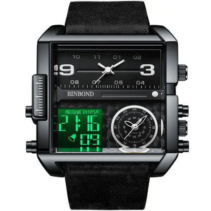 Orologio uomo sportivo multifunzione al quarzo