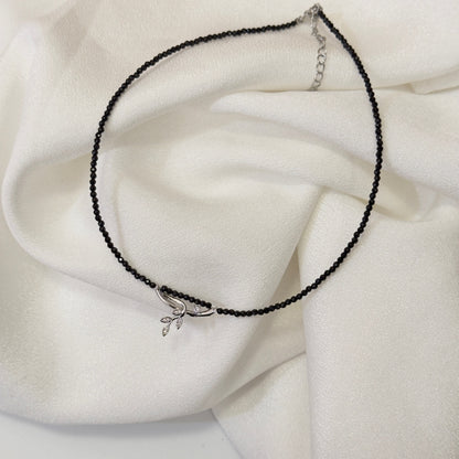 Collana farfalla smaltata pendente