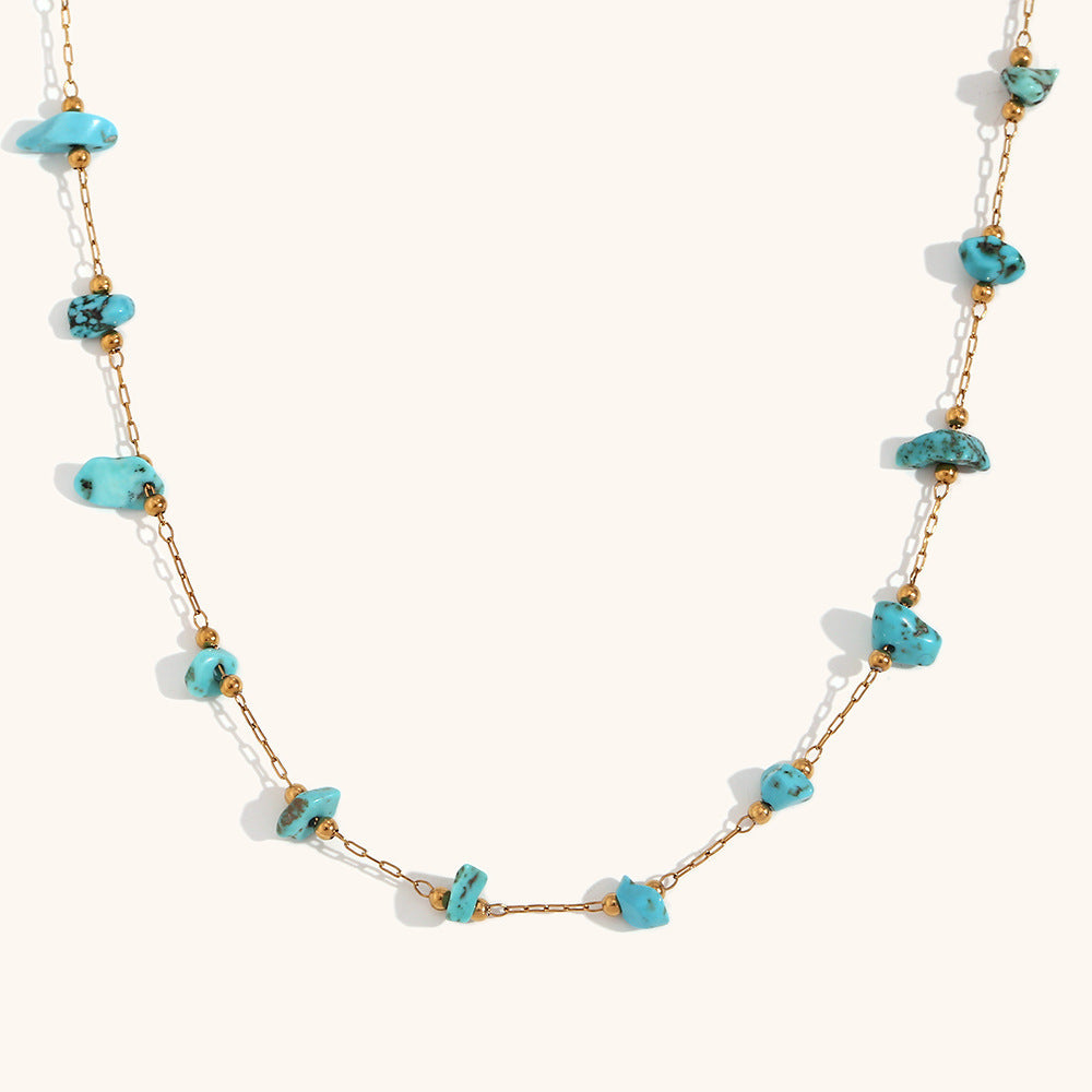Collana turchese naturale