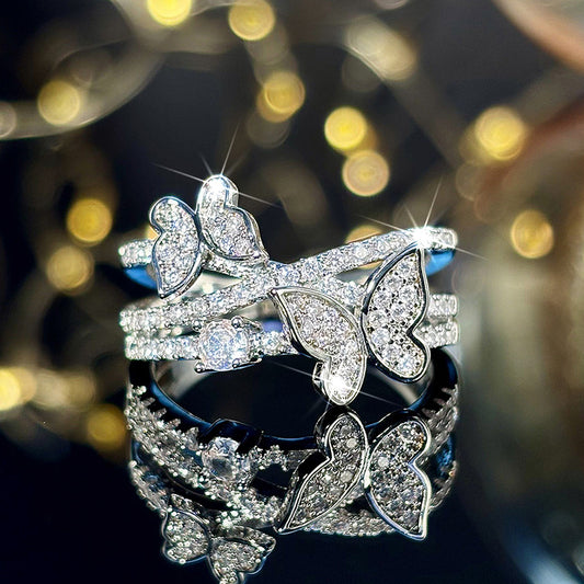 Anello farfalla multistrato