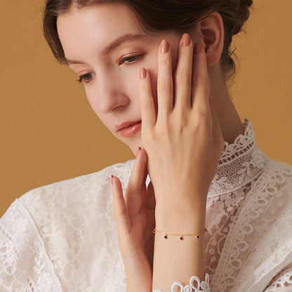 Bracciale argento e oliva