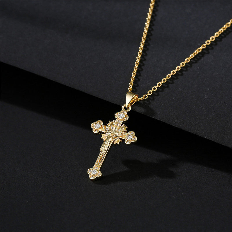 Collana pendente geometrico oro
