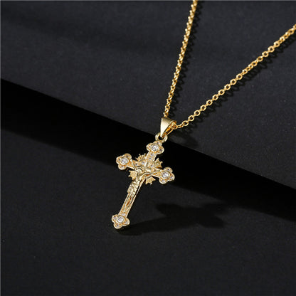 Collana pendente geometrico oro