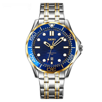 Orologio al quarzo luminescente da uomo