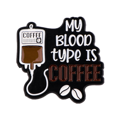 Spilla badge caffè